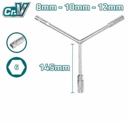 CLE A DOUILLE Y 8-10- 12MM
