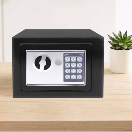 Coffre-fort électronique à combinaison programmable avec 2 clés supplémentaires